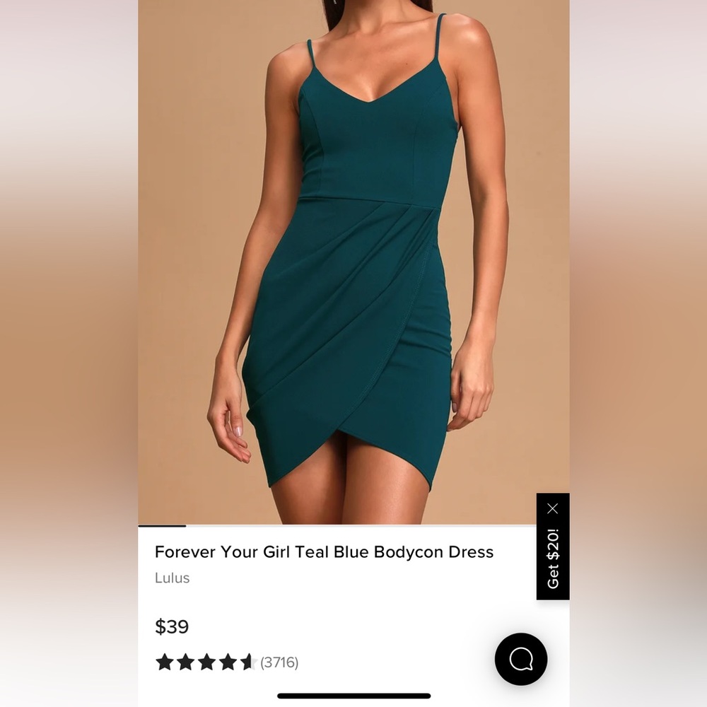 NWT. Lulus Bodycon Dress. Size XS.